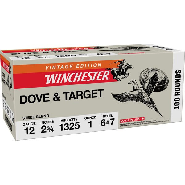 Winchester Ammo XU12S67VP Super X  12Gauge 2.75" 1oz 6/7Shot 100 Per Box - 020892029651