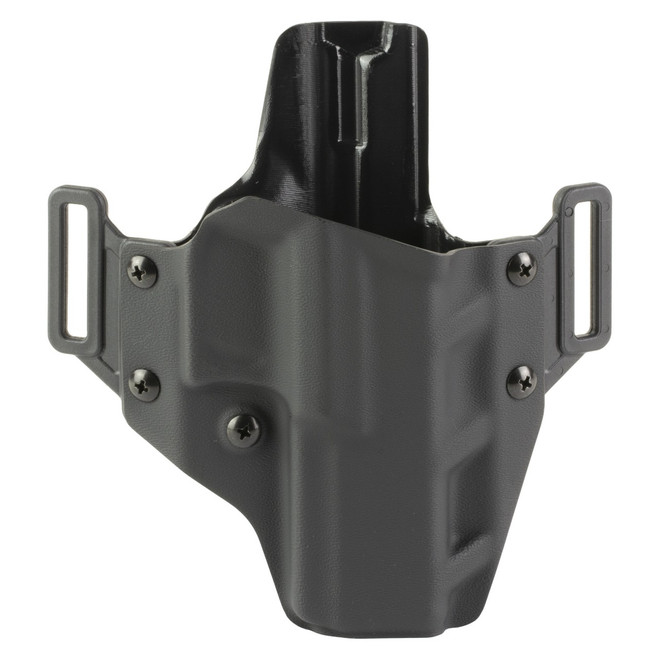 Crucial Concealment, Covert OWB, OWB Belt Holster, Fits Springfield Echelon, Kydex Construction, Black, Right Hand - 810015553350