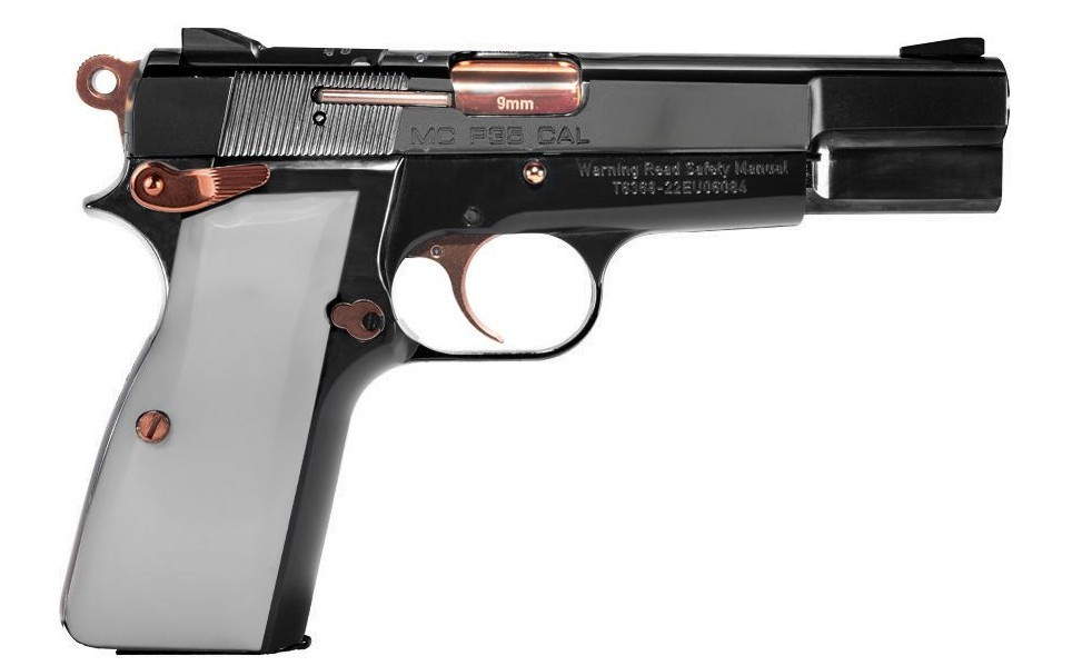 Girsan MC P35 High Power 9mm Black Chrome 10rd CA - Alquist Arms