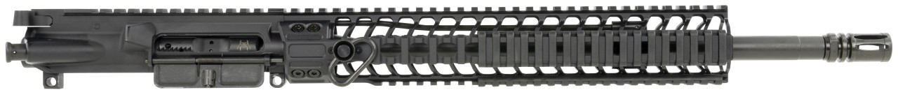 Spikes Tactical  Midlength  Complete 5.56x45mm NATO 16", Black,  12" Picatinny Handguard, A2 Flash Hider - 810083260563