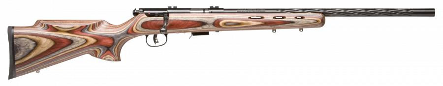 Savage 96770 93R17 BRJ Bolt 17 HMR 21" 5+1 Laminate Multi-Color Stk Blued - 062654967702