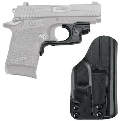 Crimson Trace Laserguard Series Fits SIG P238/938 Red Laser With Blade Tech IWB Holster - 610242007189