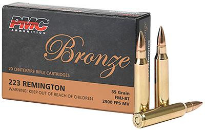 PMC 223A Bronze Target 223 Remington FMJBT 55GR 20Box - 741569060080