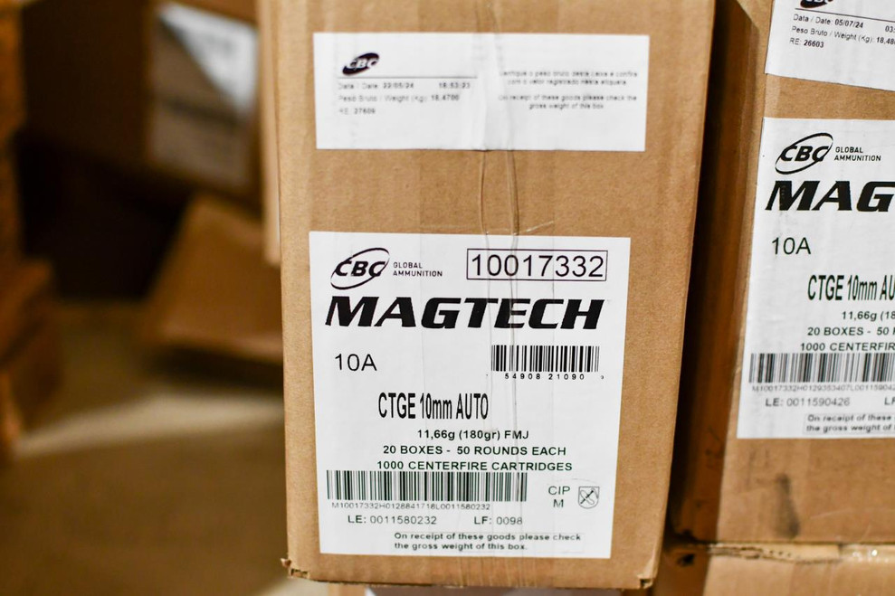 Magtech 10a 10mm 180 Gr FMJ 1000 Case - 754908210909