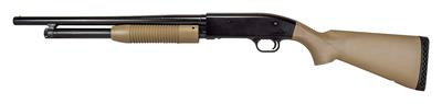 Maverick 88 Security 12 Gauge  18.5" Plain Barrel Cylinder Choke Flat Dark Earth Synthetic Stock 6 Round - 049533310224