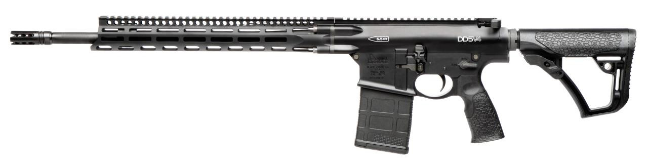 Daniel Defense 15822207055 DD5 V4 *CA Complaint 6.5 Creedmoor 18" 10+1 Black Hard Coat Anodized 6 Position Stock - 818773021289