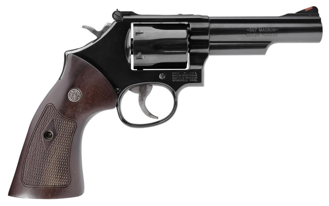Smith & Wesson 12040 19 Classic Revolver 357 Magnum/38 S&W Special 4.25" 6 Rd Walnut Grip Blued - 022188874969