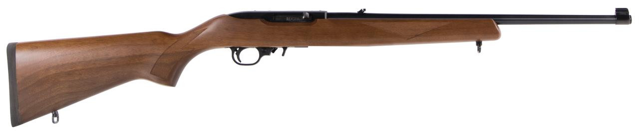 Ruger 1102 10/22 Sporter 22 LR 10+1 18.50" American Walnut Satin Black Right Hand - 736676011025
