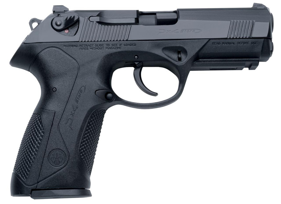 Beretta USA JXF9G20CA Px4 Storm *CA Compliant* Single/Double 9mm 4" 10+1 Black Interchangeable Backstrap Grip Black Bruniton - 082442885681