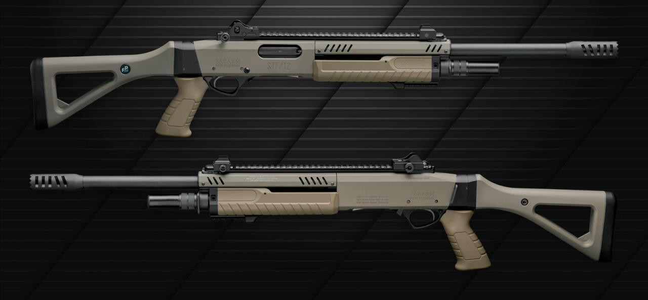 Fab Arms Fa08900 STF 12ga 18" FDE - 8051128070484