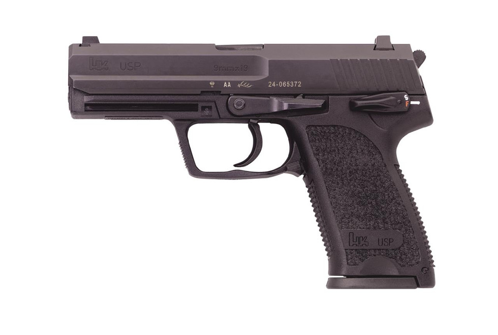 HK 81000310 USP V1 9mm Luger 4.25" 10+1 (3) Black Black Steel Slide Black Polymer Grip Night Sites - 642230261013 HK 81000310 USP V1 9mm Luger 4.25" 10+1 (3) Black Black Steel Slide Black Polymer Grip Night Sites - 642230261013