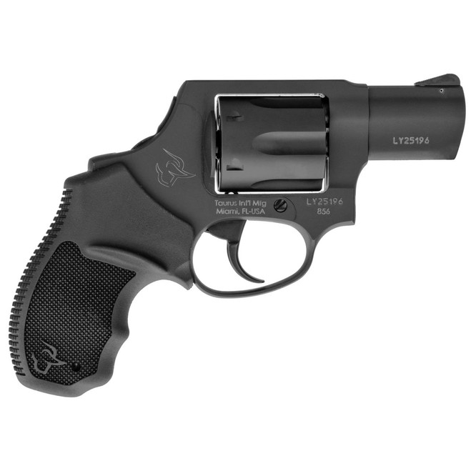 Taurus 2856021CH 856  38 Special +P 6rd 2" Matte Black Steel Cylinder Matte Black Carbon Steel Frame & Barrel Black Rubber Grip (Concealed Hammer) - 725327617488