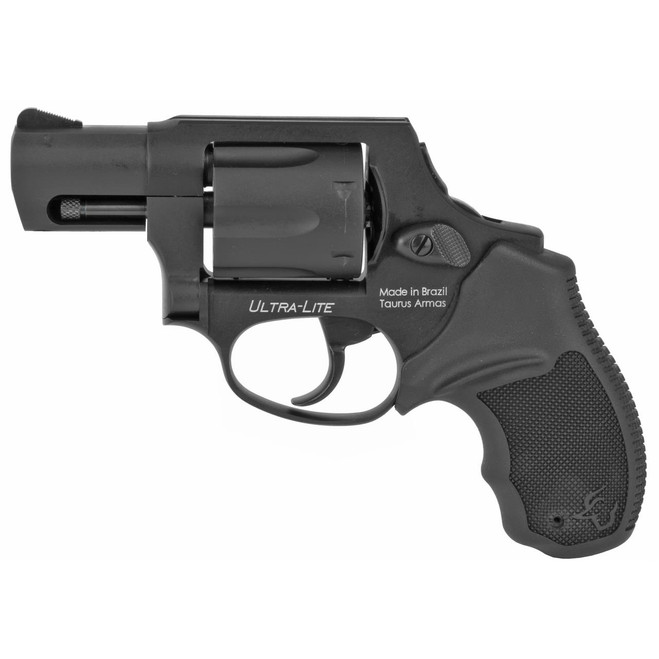 Taurus 2856021ULCH 856 Ultra-Lite 38 Special +P 6rd 2" Matte Black Carbon Steel Cylinder & Barrel Matte Black Anodized Aluminum Frame Black Rubber Grip (Concealed Hammer) - 725327617501
