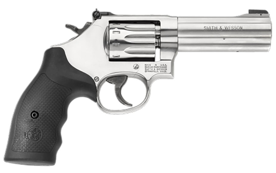 Smith & Wesson 160584 617  22 LR 10rd 4" Stainless Satin Stainless Black Polymer Grip - 022188605846 Smith & Wesson 160584 617  22 LR 10rd 4" Stainless Satin Stainless Black Polymer Grip - 022188605846