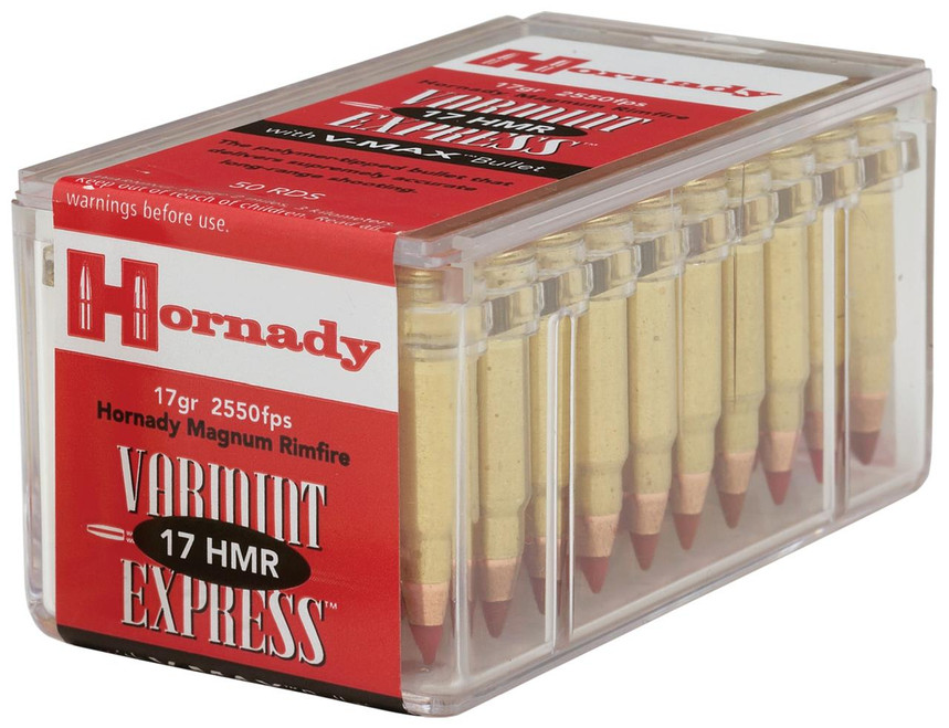 Hornady 83170 Varmint Express  17 HMR 17 gr V-Max 50 BOX - 090255831702 Hornady 83170 Varmint Express  17 HMR 17 gr V-Max 50 BOX - 090255831702