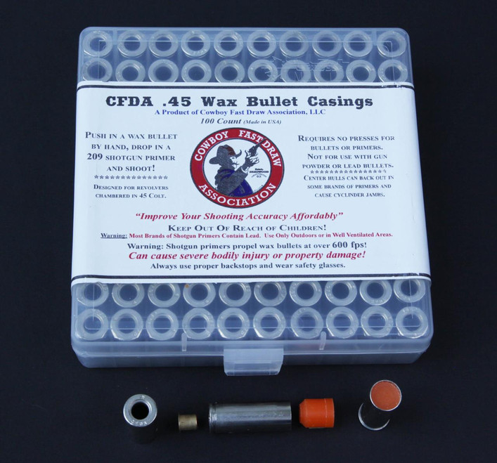 CFDA .45 LC Shotgun Primer Nickle Case 100ct - 400000171555
