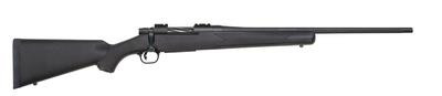 Mossberg Patriot .243 Winchester 22 Inch Fluted Barrel Matte Blue Finish Spiral Fluted Bolt Black Synthetic Stock 5 Round - 015813278386