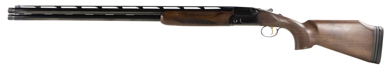 CZ 06586 All American  Over/Under 12 Gauge 32" 3" Turkish Walnut Adjustable Comb Stk Blued Aluminum Alloy - 806703065861