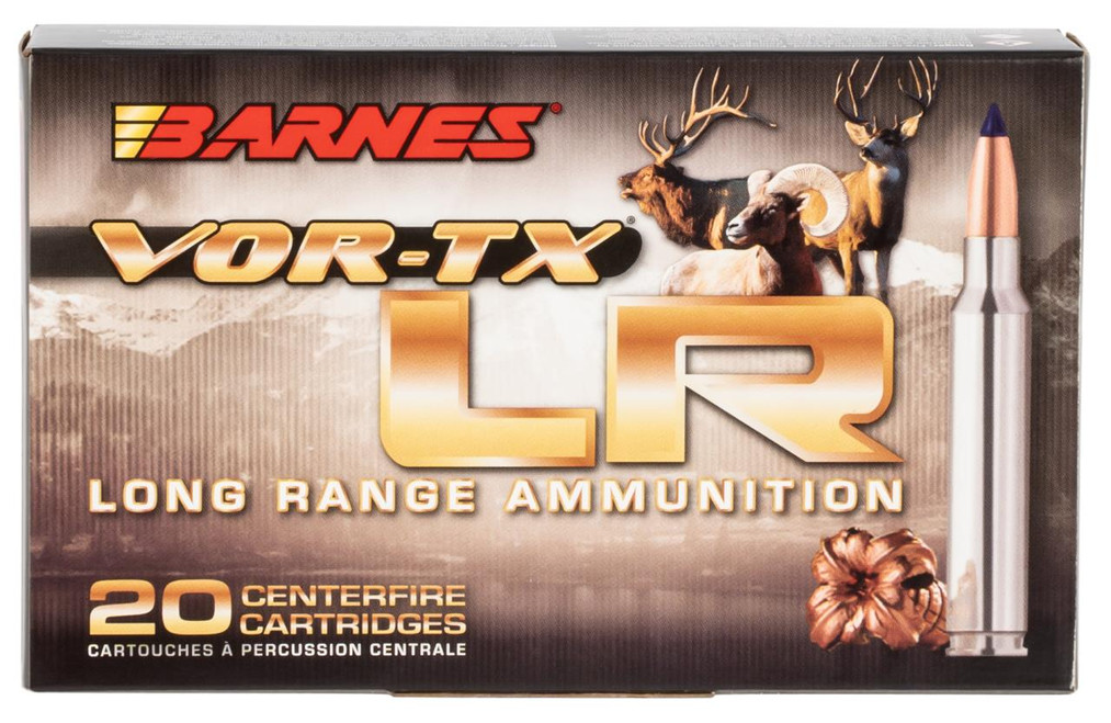 Barnes Bullets 28986 VOR-TX LR Rifle  6.5 Creedmoor 127 gr LRX Boat-Tail 20 Box - 716876165124