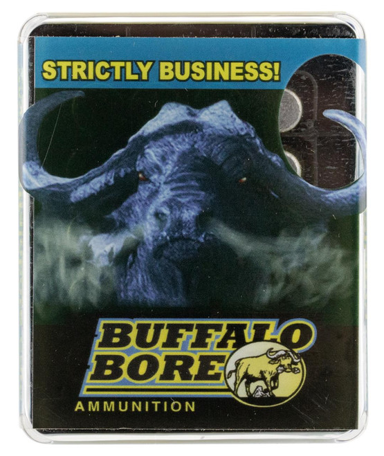 Buffalo Bore Ammunition 33B/20 Pistol  38 Super +P 124 gr Jacketed Hollow Point (JHP) 20 Box - 651815033020