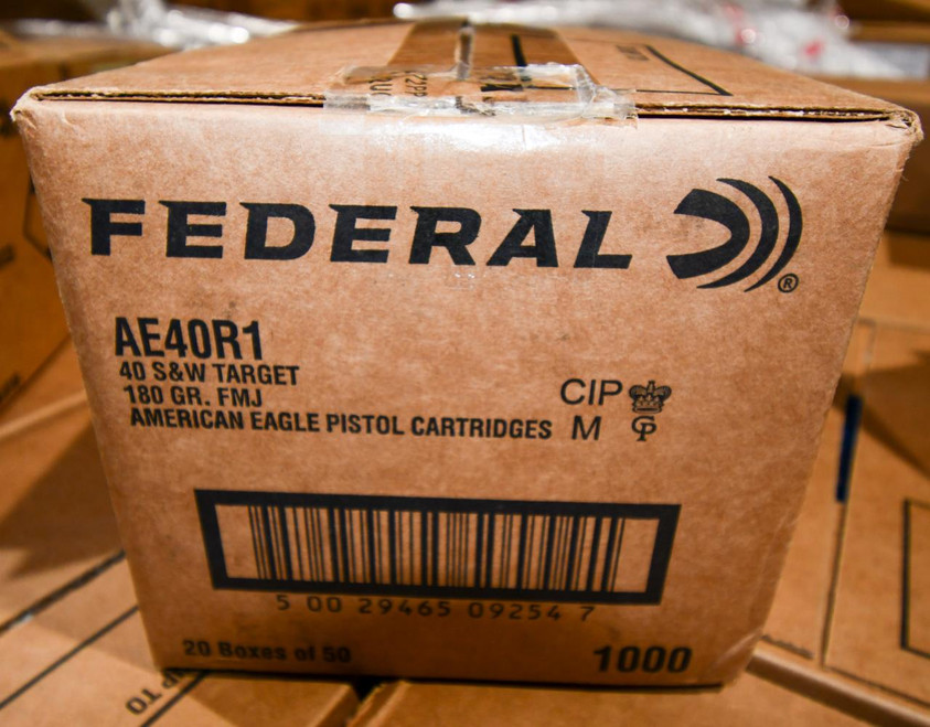 American Eagle .40 S&W 180 Grain FMJ 1000rd Case - 400000178943