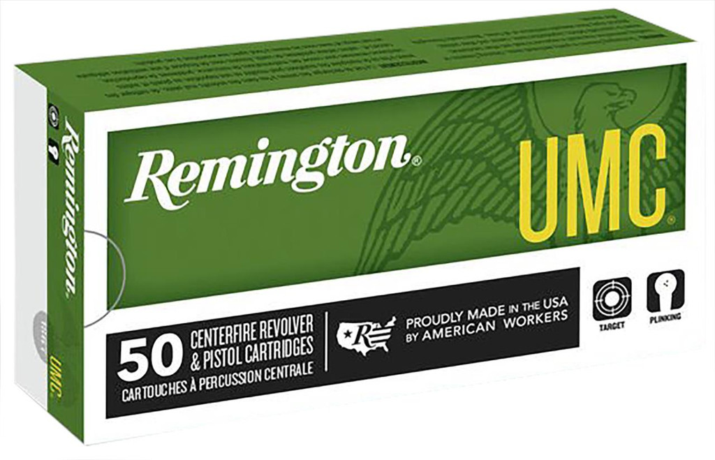 Remington UMC .38 Super Auto Colt +P 130 Grain Metal Case 50 Per Box - 047700067605