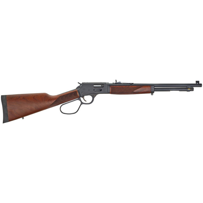 Henry H012GR Big Boy Carbine Side Gate 44 Mag Caliber with 7+1 Capacity, 16.50" Barrel, Overall Blued Metal Finish & American Walnut Stock Right Hand (Full Size) - 619835200426