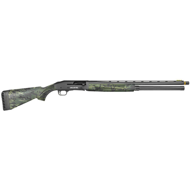 Mossberg 85113 940 JM Pro 12 Gauge with 24" Barrel, 3" Chamber, 9+1 Capacity, Matte Blued Metal Finish & Black Multicam Synthetic Stock Right Hand (Full Size) - 015813851138