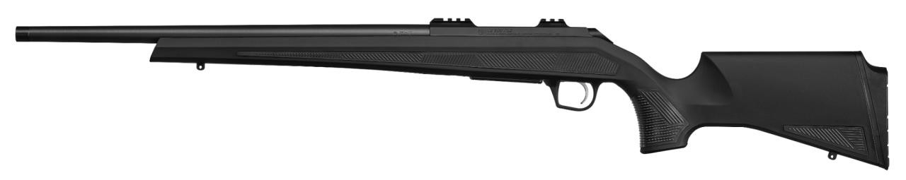 CZ-USA 07403 CZ 600 Alpha 7.62x39mm Caliber with 4+1 Capacity, 18" Threaded Barrel, Black Metal Finish, Black Fixed Soft Touch Stock & 1913 Picatinny Rail Right Hand (Full Size) - 806703074030