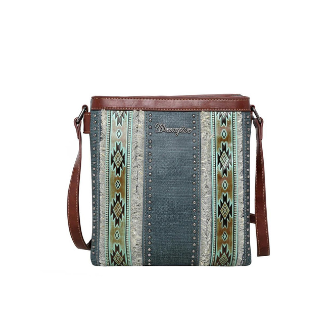 WG06-G9360 Wrangler Aztec Concealed Carry Crossbody(Wrangler by Montana West) Jean -