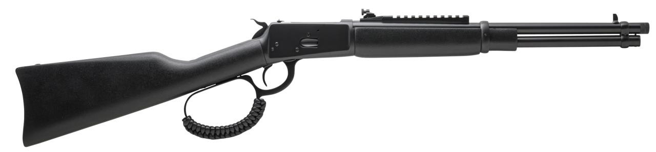 Rossi 920441613TB R92  44 Rem Mag Caliber with 8+1 Capacity, 16.50" Round Barrel, Triple Black Cerakote Metal Finish & Black Synthetic Stock Right Hand (Full Size) - 754908232307