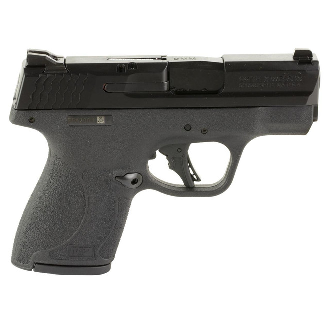 Smith & Wesson 14031 M&P Shield Plus Micro-Compact Frame 9mm Luger 10+1, 3.10" Black Steel Barrel, Black Armornite Serrated Stainless Steel Slide, Black Polymer Frame, Black Textured Grip, Manual Thum
