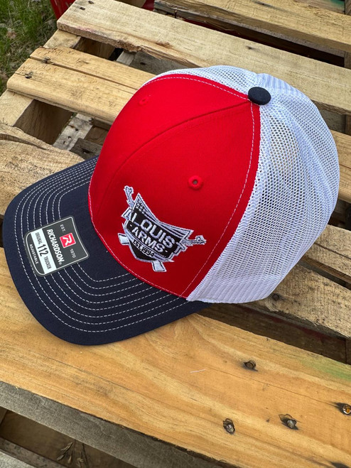 Alquist Arms Shield Logo Richardson112 Hat Red/White/Blue - 400000191232