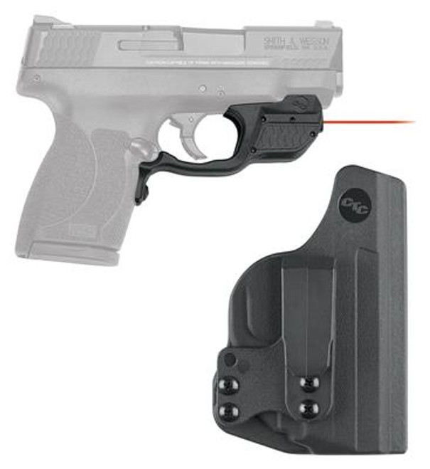 Laserguard Series Fits Smith & Wesson M&P Shield .45 ACP Black Finish Red Laser With Blade Tech IWB Holster - 610242008100 Laserguard Series Fits Smith & Wesson M&P Shield .45 ACP Black Finish Red Laser With Blade Tech IWB Holster - 610242008100