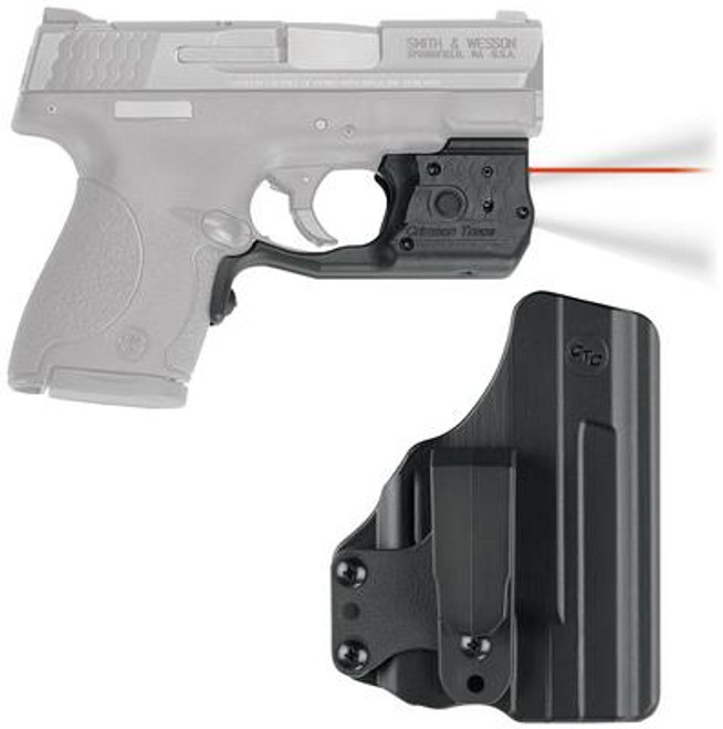 Laserguard Series Pro Fits Smith & Wesson M&P Shield .45 ACP Black Finish Red Laser With Blade Tech IWB Holster - 610242008223 Laserguard Series Pro Fits Smith & Wesson M&P Shield .45 ACP Black Finish Red Laser With Blade Tech IWB Holster - 610242008223