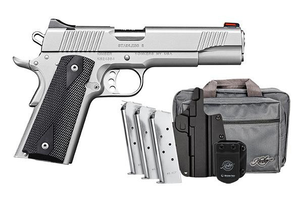 Kimber Stainless II 45acp W/ Holster Bundle | Alquist Arms Turlock CA