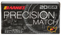 Barnes Bullets 30742 Precision Match  260Rem 140gr Open Tip Match Boat Tail 20 Per Box - 716876022489