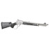 Marlin Firearms, 1894, Trapper, Lever Action Rifle, 357 Magnum, 16.1" Cold Hammer Forged Barrel, Threaded 1/2X28, Matte Finish, Silver, Black Laminate Stock, Skinner Bear Buster Front and Skinner Rece