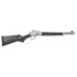 Marlin Firearms, 1894, Trapper, Lever Action Rifle, 357 Magnum, 16.1" Cold Hammer Forged Barrel, Threaded 1/2X28, Matte Finish, Silver, Black Laminate Stock, Skinner Bear Buster Front and Skinner Rece