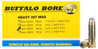 Buffalo Bore Ammunition 19C20 Heavy Strictly Business 357 Mag 158 gr Jacket Hollow Point 20 Per Box - 651815019239