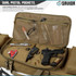 SAVIOR RB4212DGVER2TN Urban Warfare Double Rifle Case Flat Dark Earth 600D Polyester 42" - 850603008640