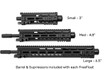 Goat Guns FreeFloat Handguard - Medium - 850038445577 Goat Guns FreeFloat Handguard - Medium - 850038445577
