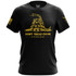 WTP Dont Tread On Me Gadsden Flag Short Sleeve Shirt- Black -