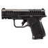 Rost Martin, RM1S, Striker Fired, Semi-automatic, Polymer Frame Pistol, Sub-Compact, 9MM, 3.6" Barrel, Nitrocarburized Finish, Black, Front White Dot Sight, Black Serrated Rear Sight, Optics Ready, Am