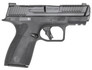 Smith & Wesson, M&P Shield X, Semi-automatic, Striker Fired, Compact, 9MM, 3.6" Barrel, Armornite Finish, Black, Optic Ready, Front Night Sight, Thumb Safety, Loaded Chamber Indicator, 2 Magazines, 10