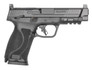 Smith & Wesson, M&P M2.0, Striker Fired, Semi-automatic, Polymer Frame Pistol, Full Size, 10MM, 4.6" Barrel, Armornite Finish, Black, Optic Height 3 Dot Sights, Optics Ready Slide, 10 Rounds, 2 Magazi