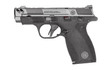 Smith & Wesson, Bodyguard 2.0 Carry Comp, Striker Fired, Polymer Frame Pistol, Micro-Compact, 380 ACP, 3.1" Ported Barrel, Armornite Finish, Gray Slide, Black Frame, Ameriglo Protector LumiGreen Front