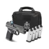 Springfield, Hellcat Pro, Striker Fired, Semi-automatic, Polymer Frame Pistol, 9MM, 3.7" Hammer Forged Barrel, Melonite Finish, Black Polymer Frame, Textured Grip, Front White Dot Sight, Tactical Rack