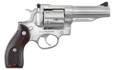 Ruger 5050 Redhawk  45 ACP/45 Long Colt 6rd, 4.20" Satin Stainless Steel Barrel, Cylinder & Frame, Lasered Hardwood Grip, Exposed Hammer - 736676050505