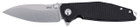 CRKT 2540 IBISD  EDC 3.09" Folding Plain Stonewashed D2 Steel Blade, Black G10 Handle - 794023254006